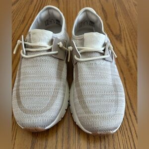 Hey Dude Light Tan Knit Shoes 6W